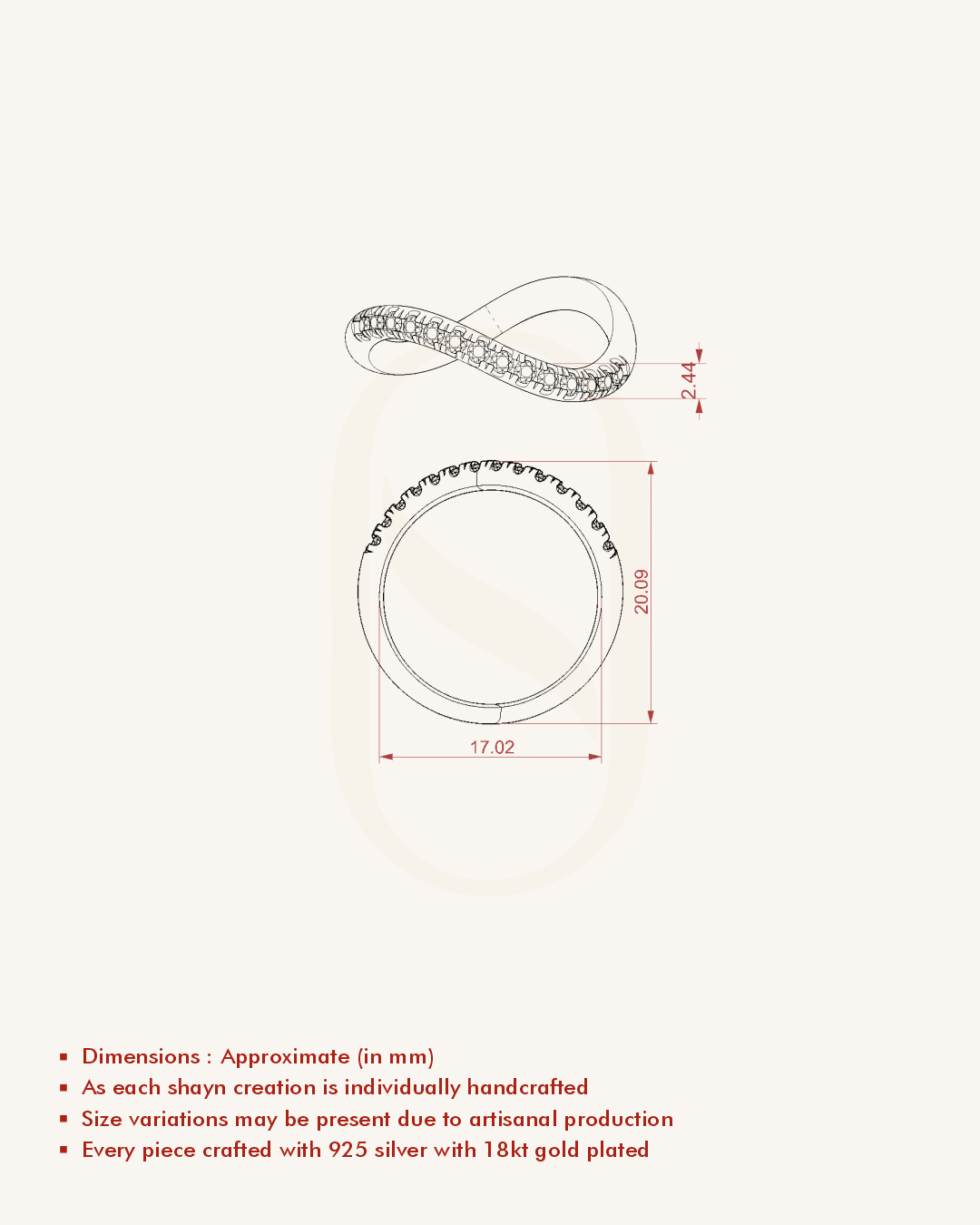 Diamond Curve Ring