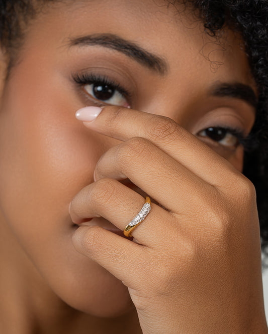 Crescent Dome Ring