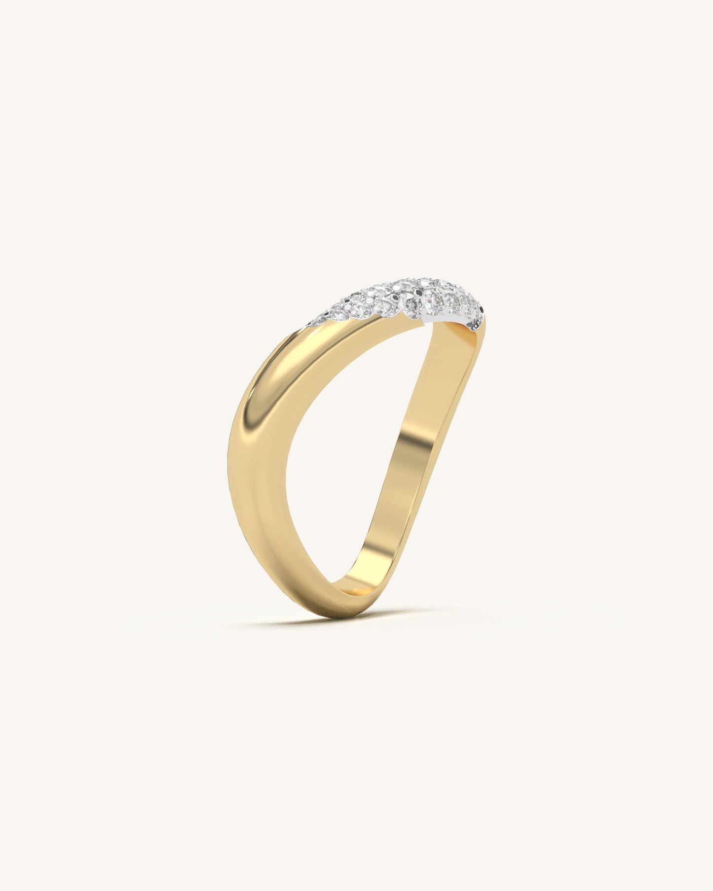 Crescent Dome Ring