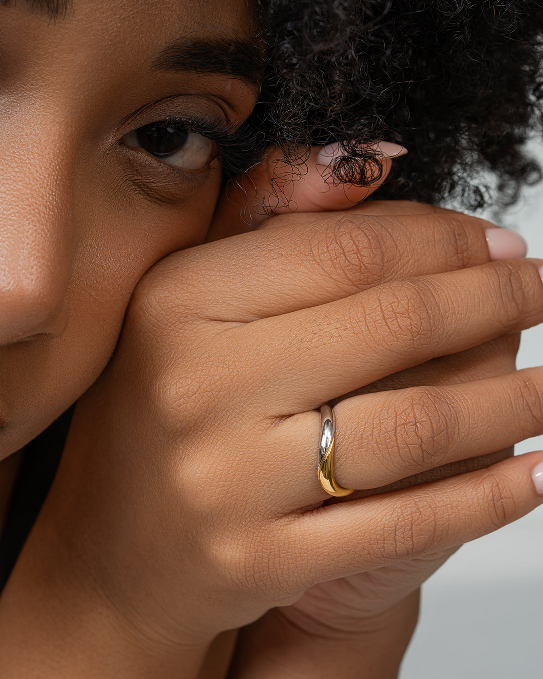 Matte Gold Ring