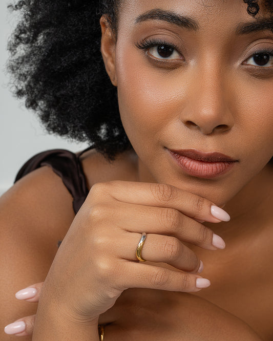 Matte Gold Ring