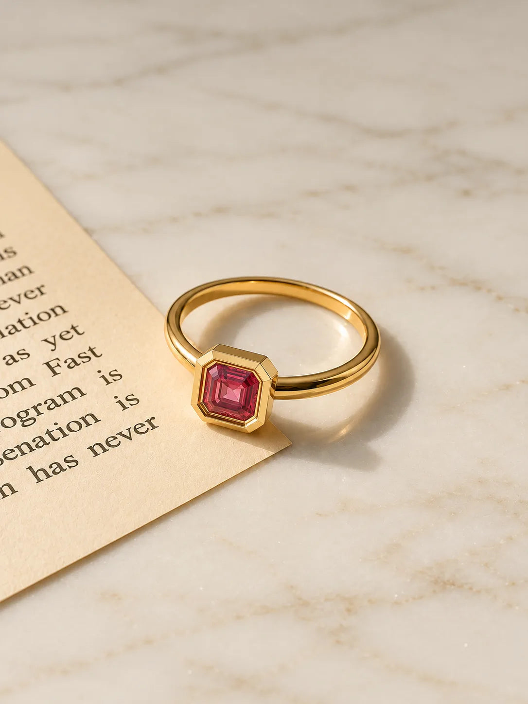 Ruby Classic Ring