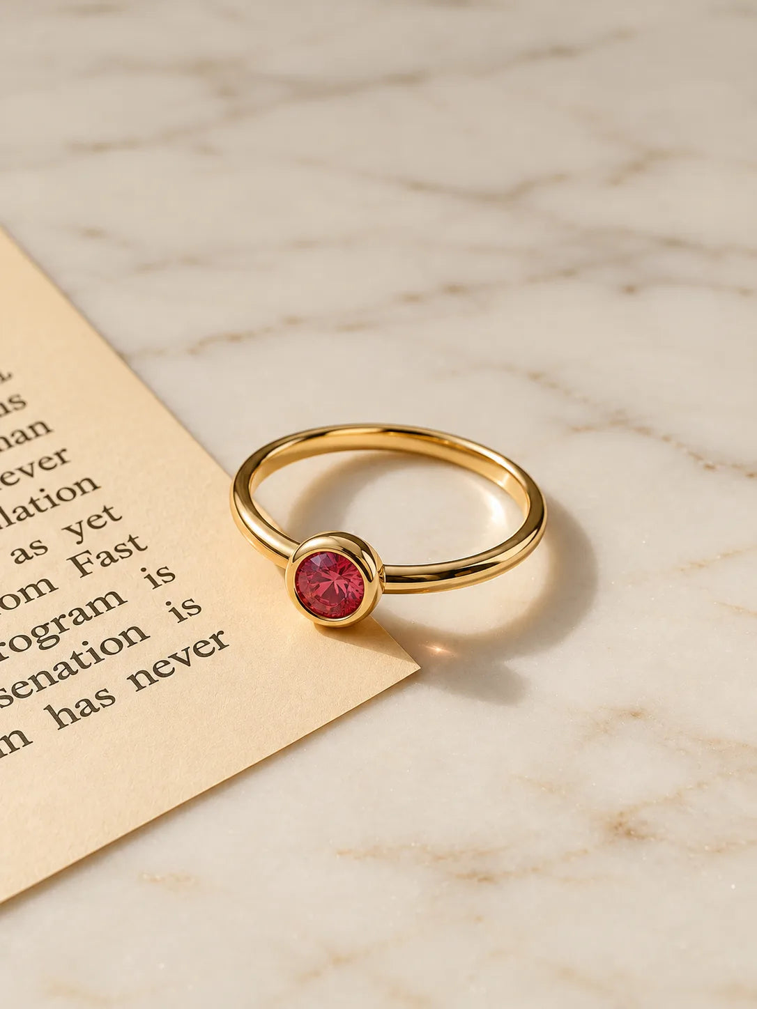 Petite Ruby Ring