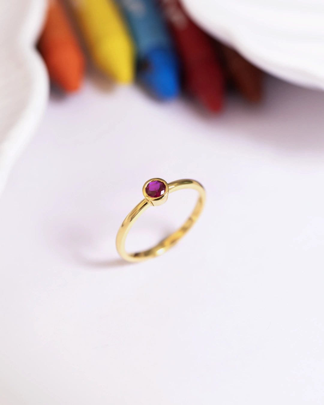 Petite Ruby Ring