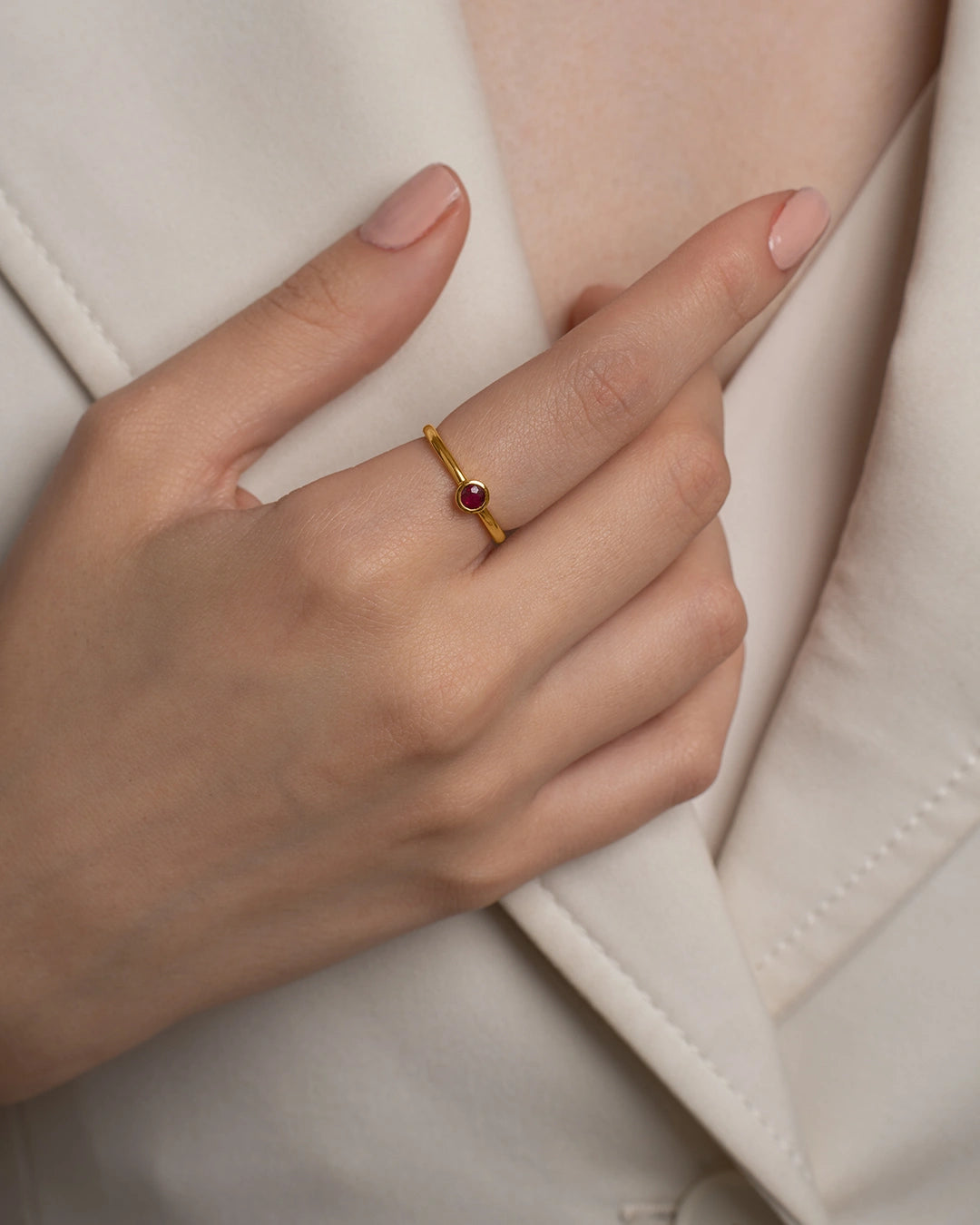 Petite Ruby Ring