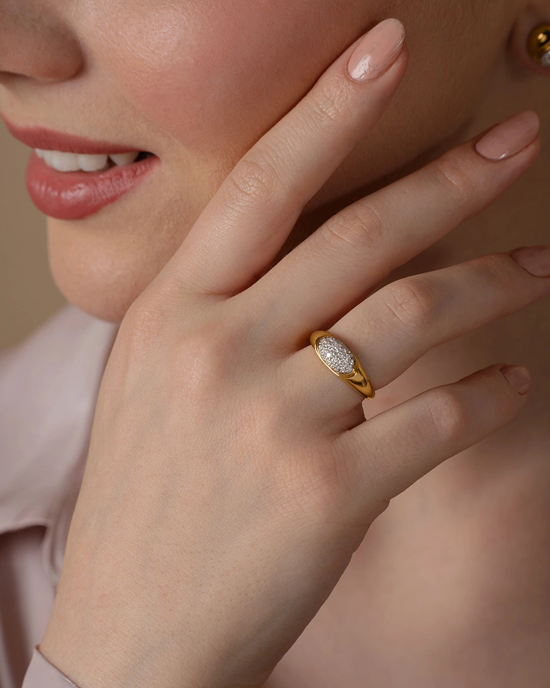 Oval Dome Ring
