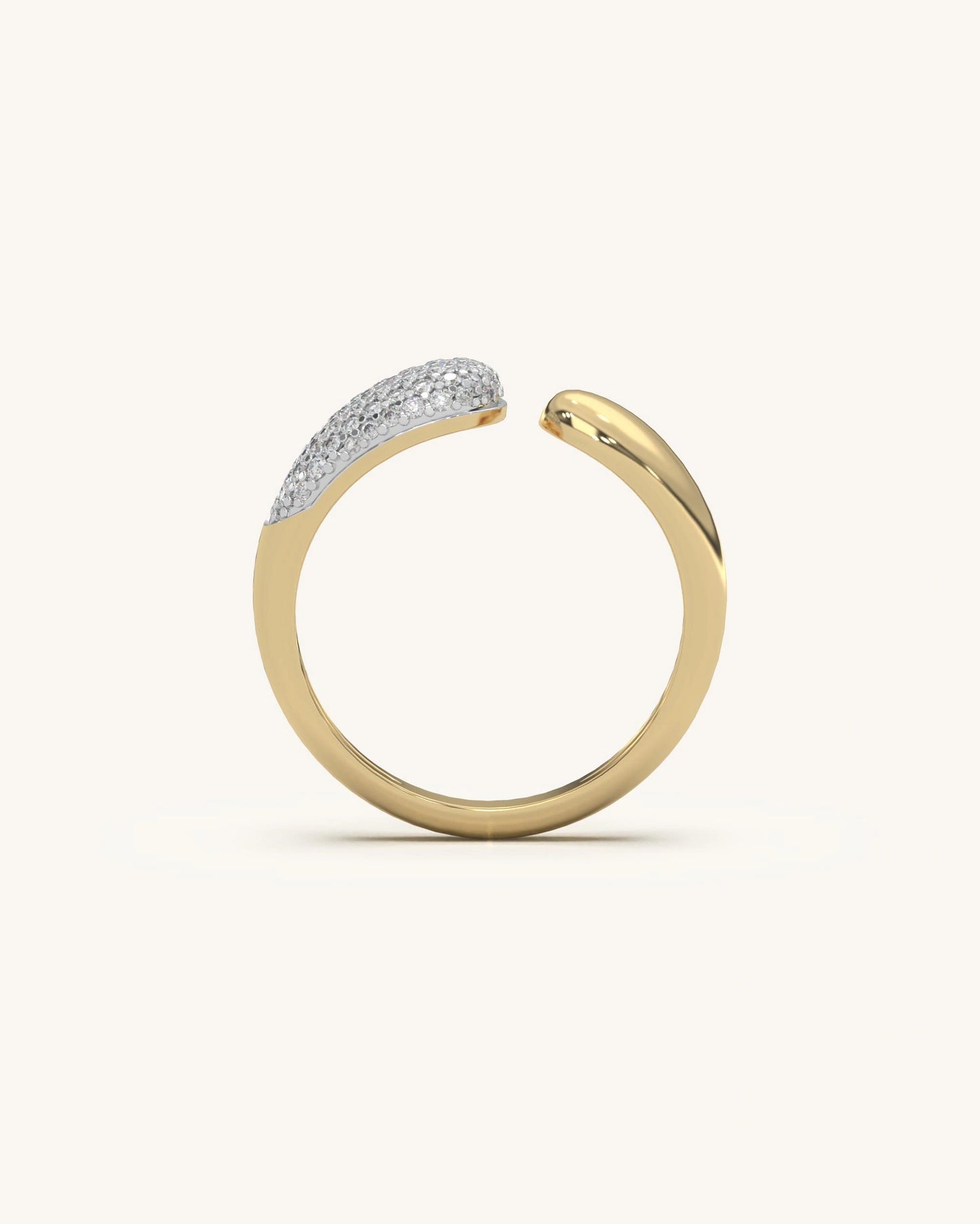 Wave Curve Ring