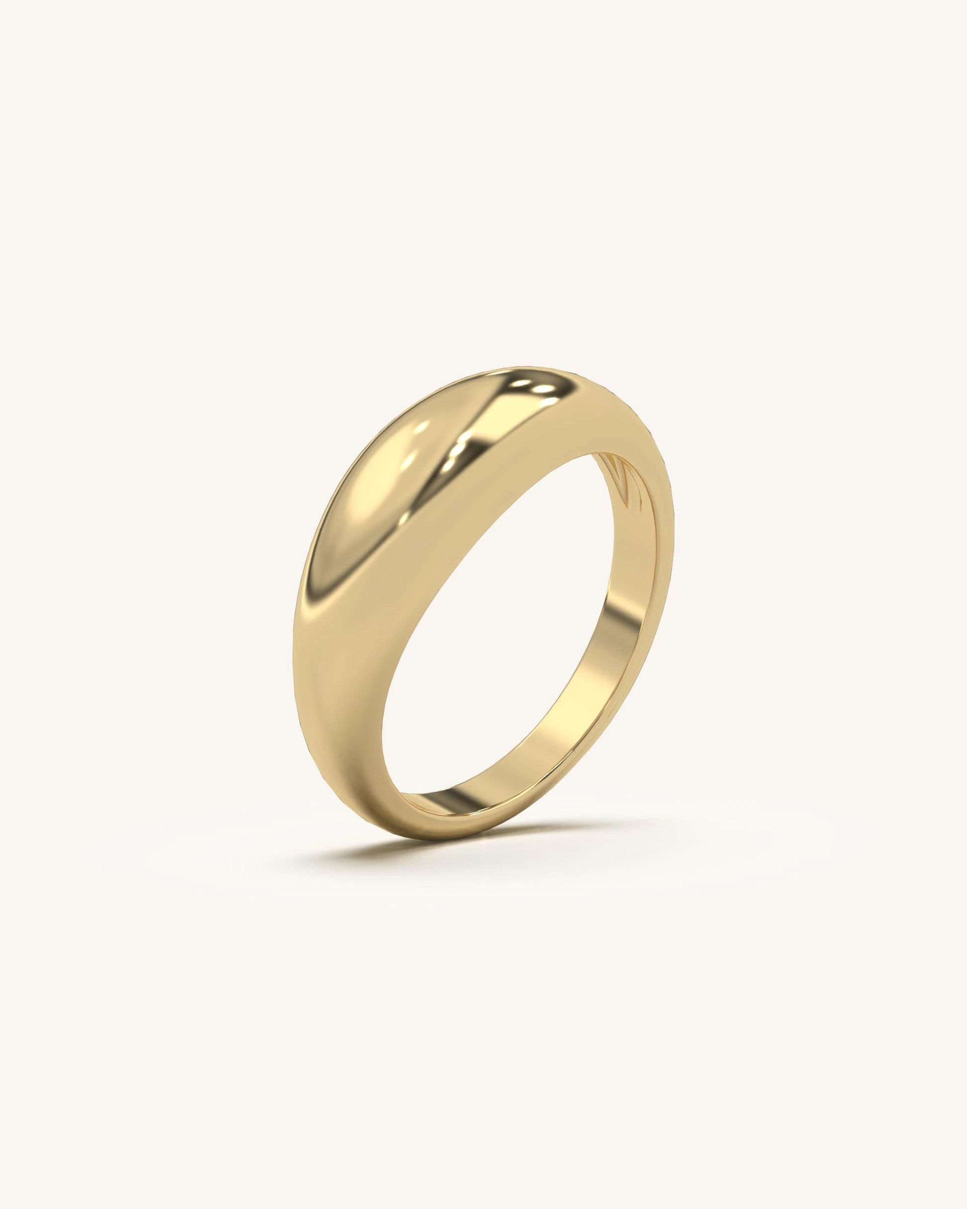 gold plated silver ring