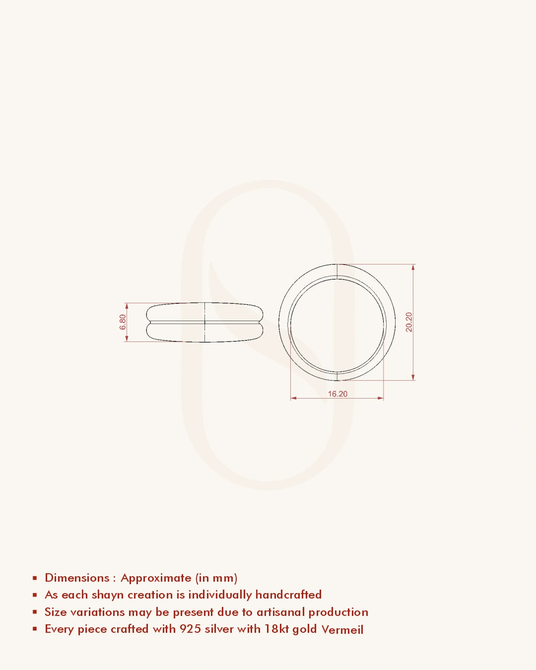 Curved Line Ring