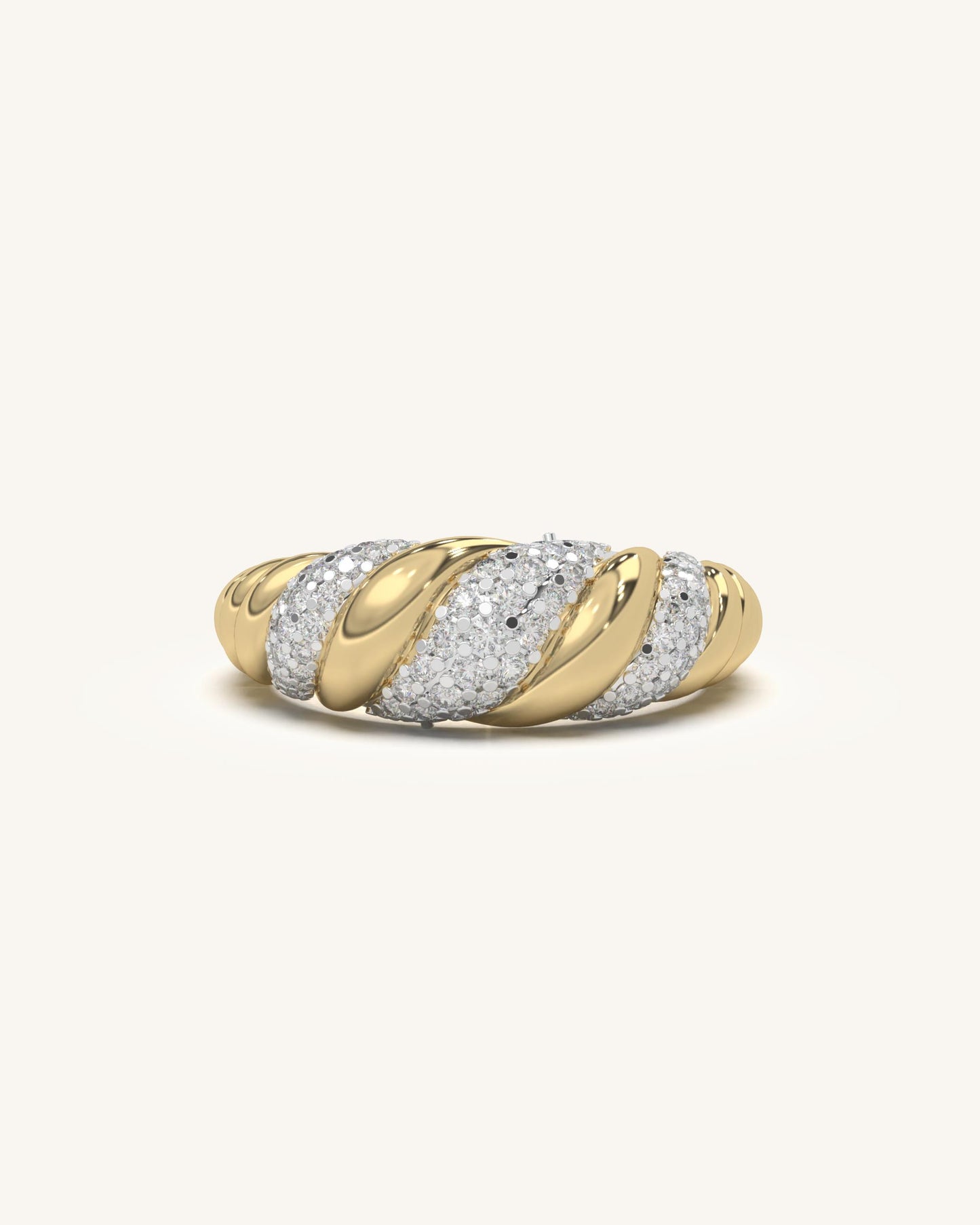 Diamond Twist Ring