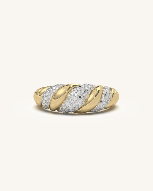 Diamond Twist Ring