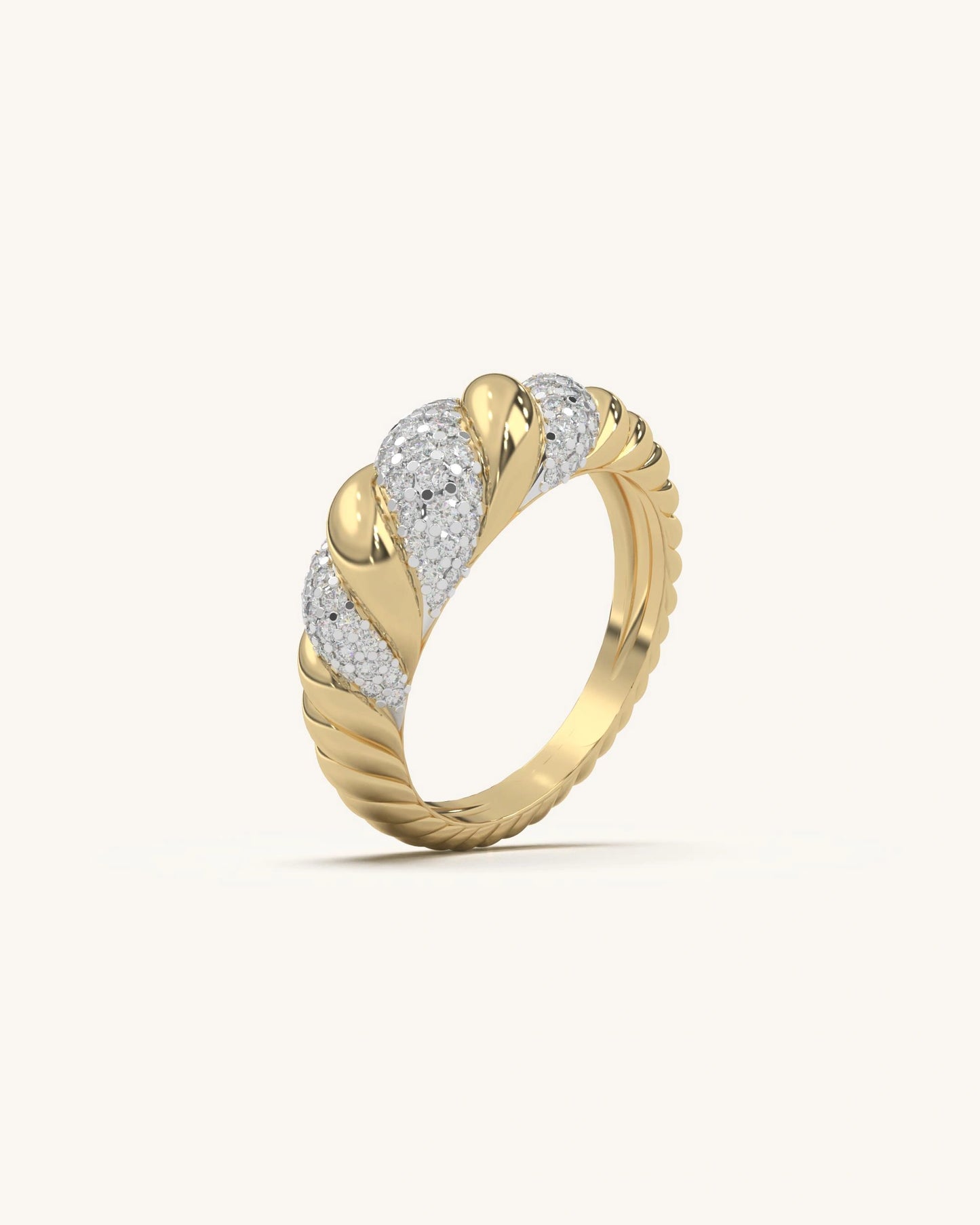 Diamond Twist Ring