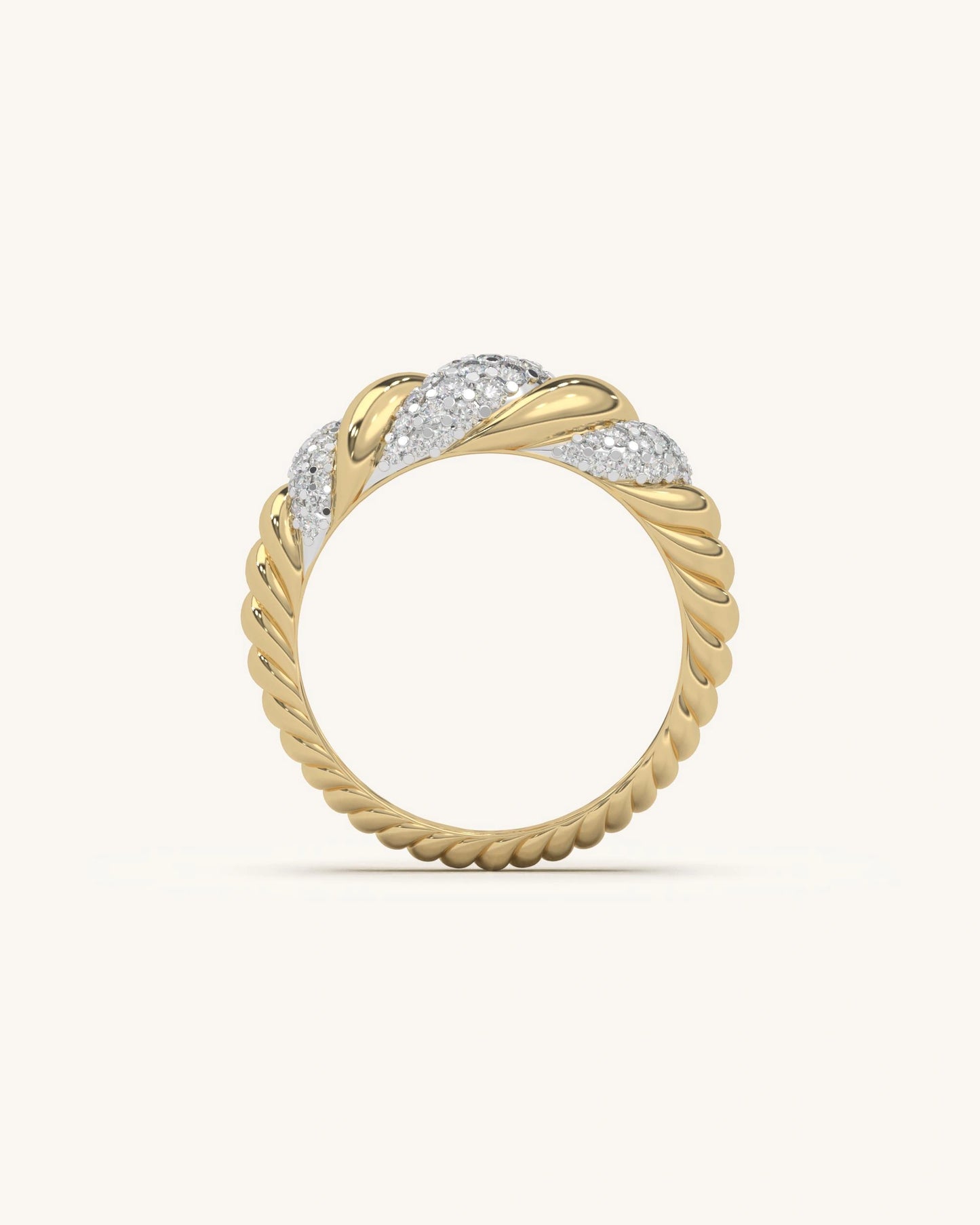 Diamond Twist Ring