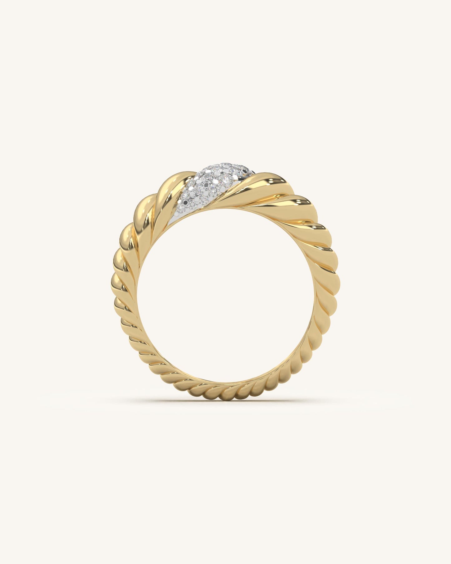 Wave Accent Ring