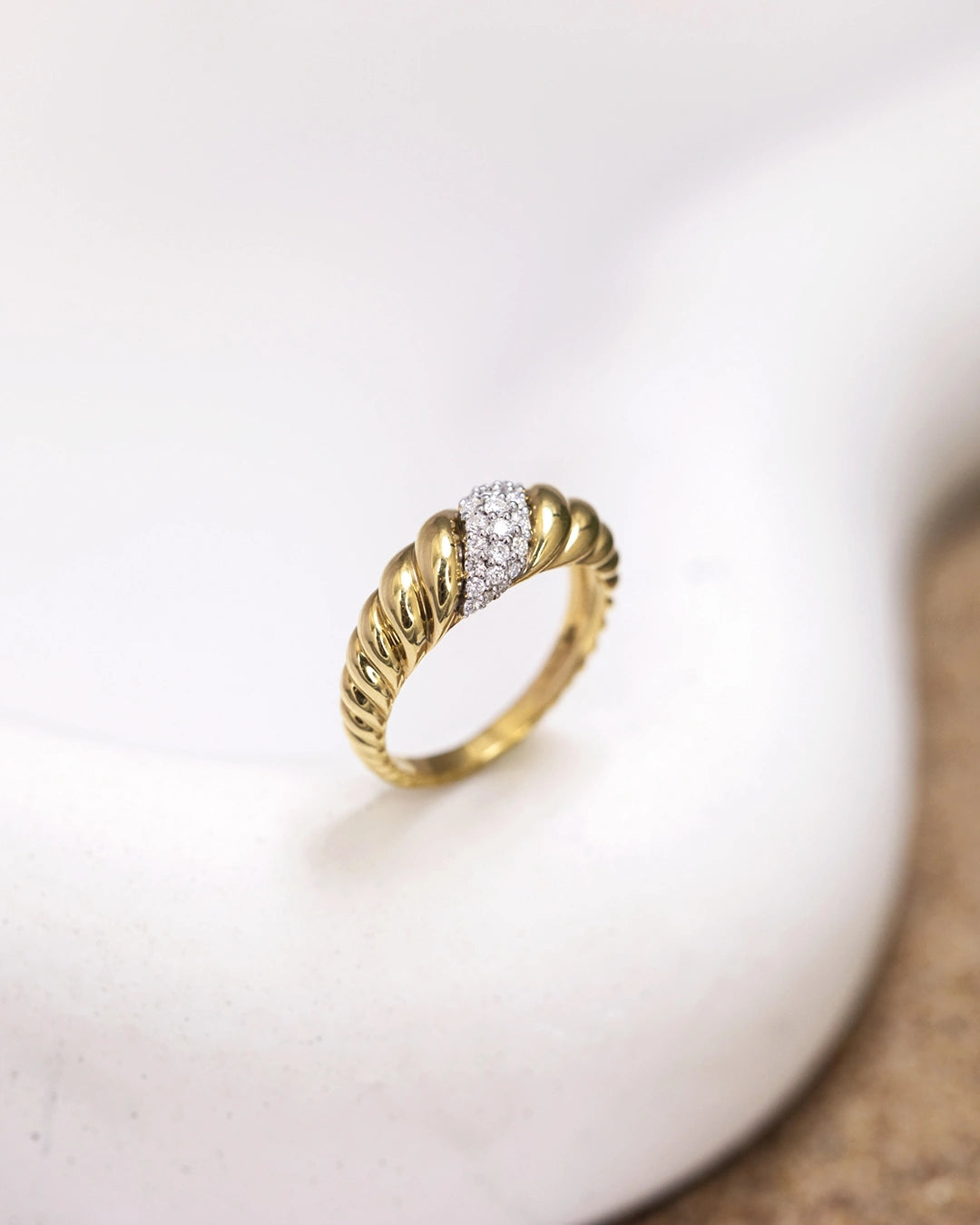 Wave Accent Ring