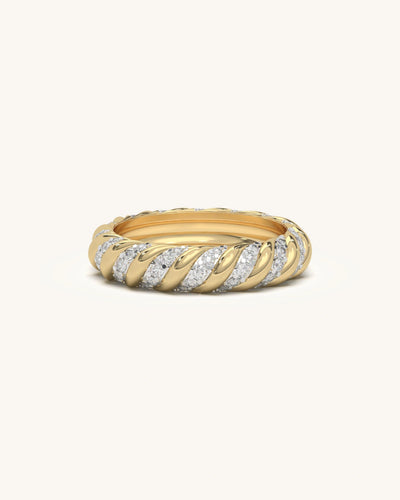 Twisted Diamond Band