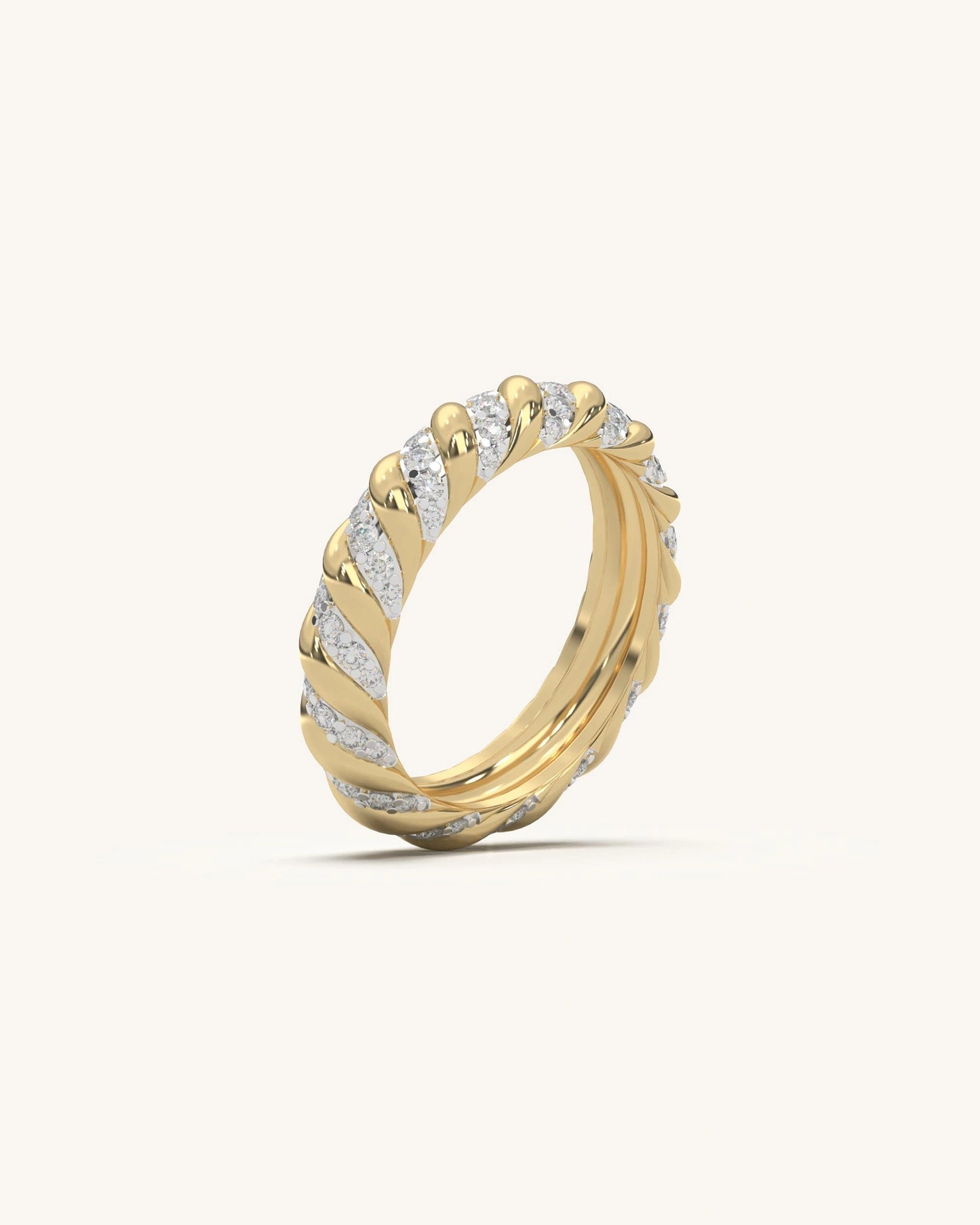 Twisted Diamond Band