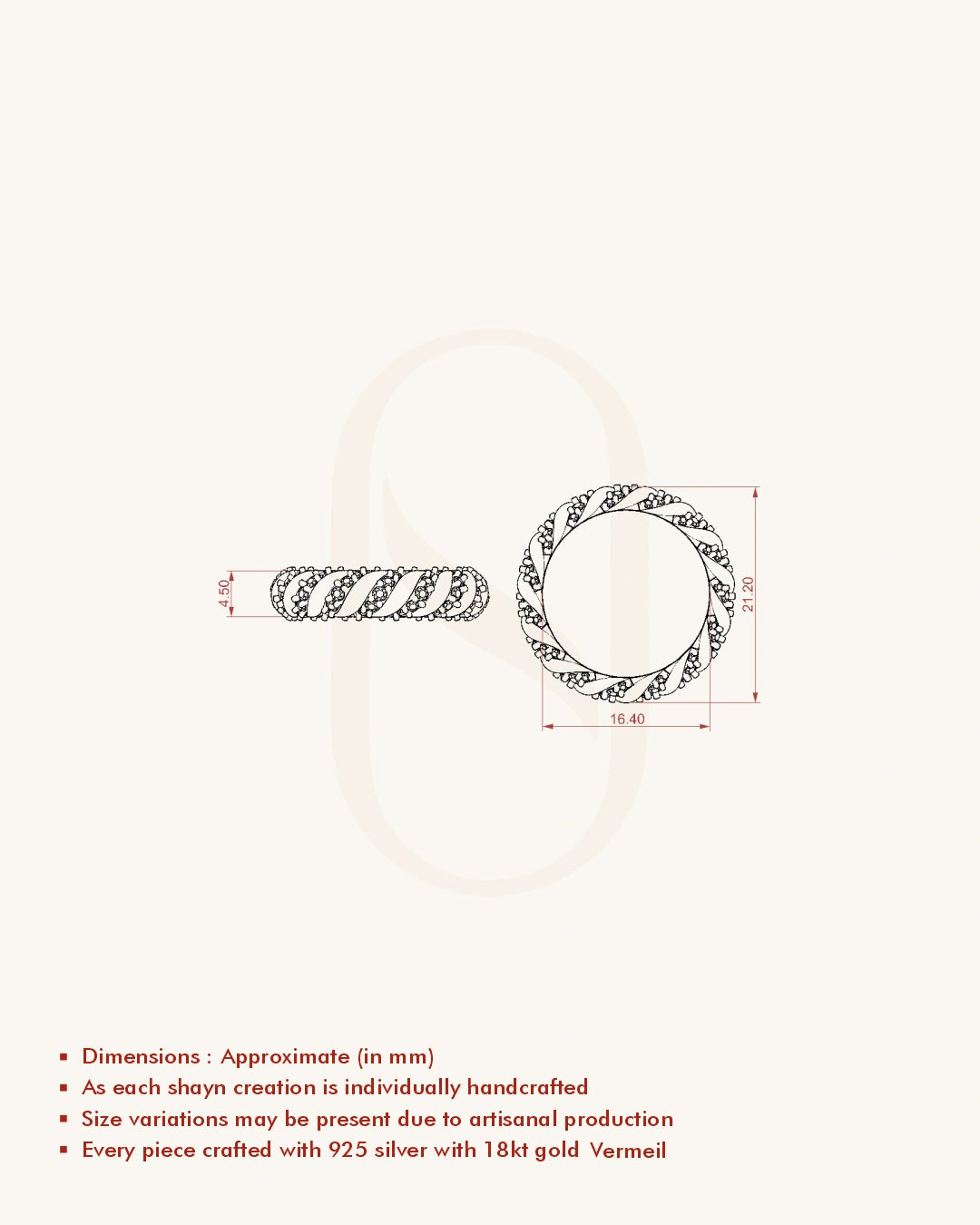 Twisted Diamond Band