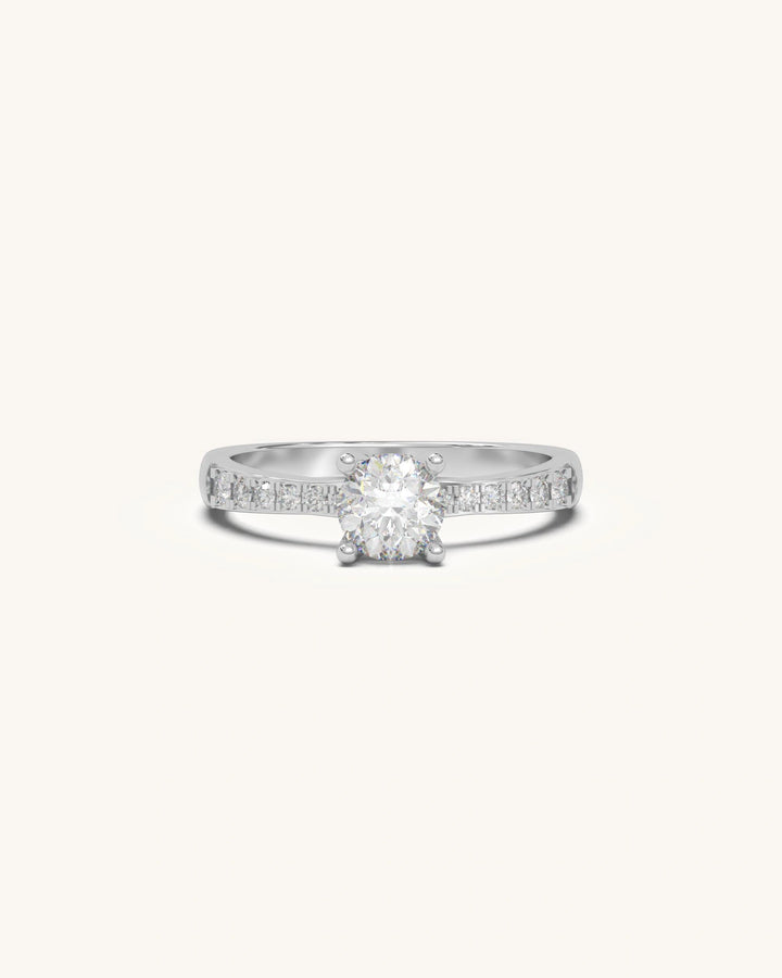 Round Cut Solitaire Ring