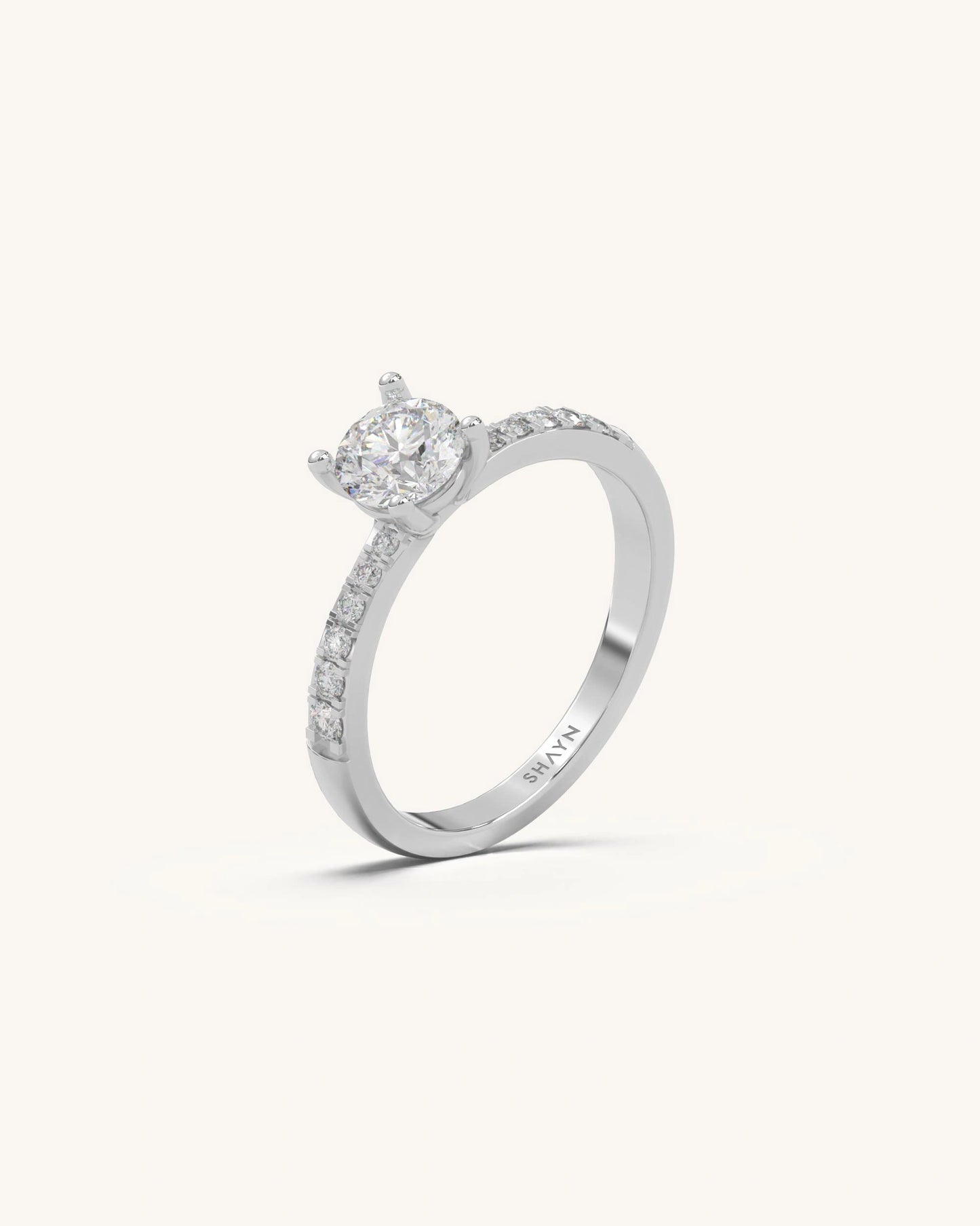 Round Cut Solitaire Ring