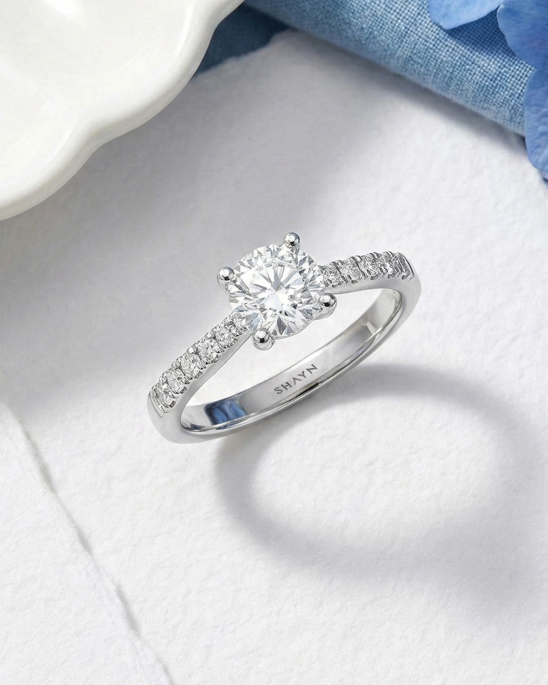 Round Cut Solitaire Ring