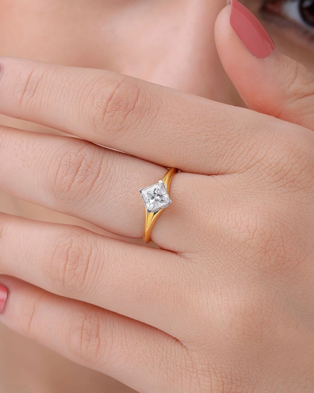 Princess Cut Solitaire Ring