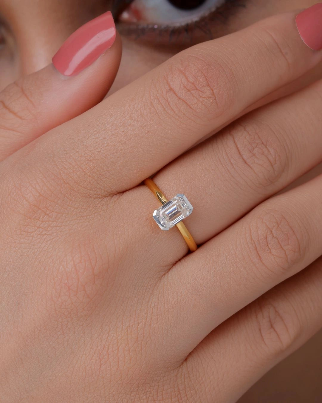 Emerald Solitaire RIng