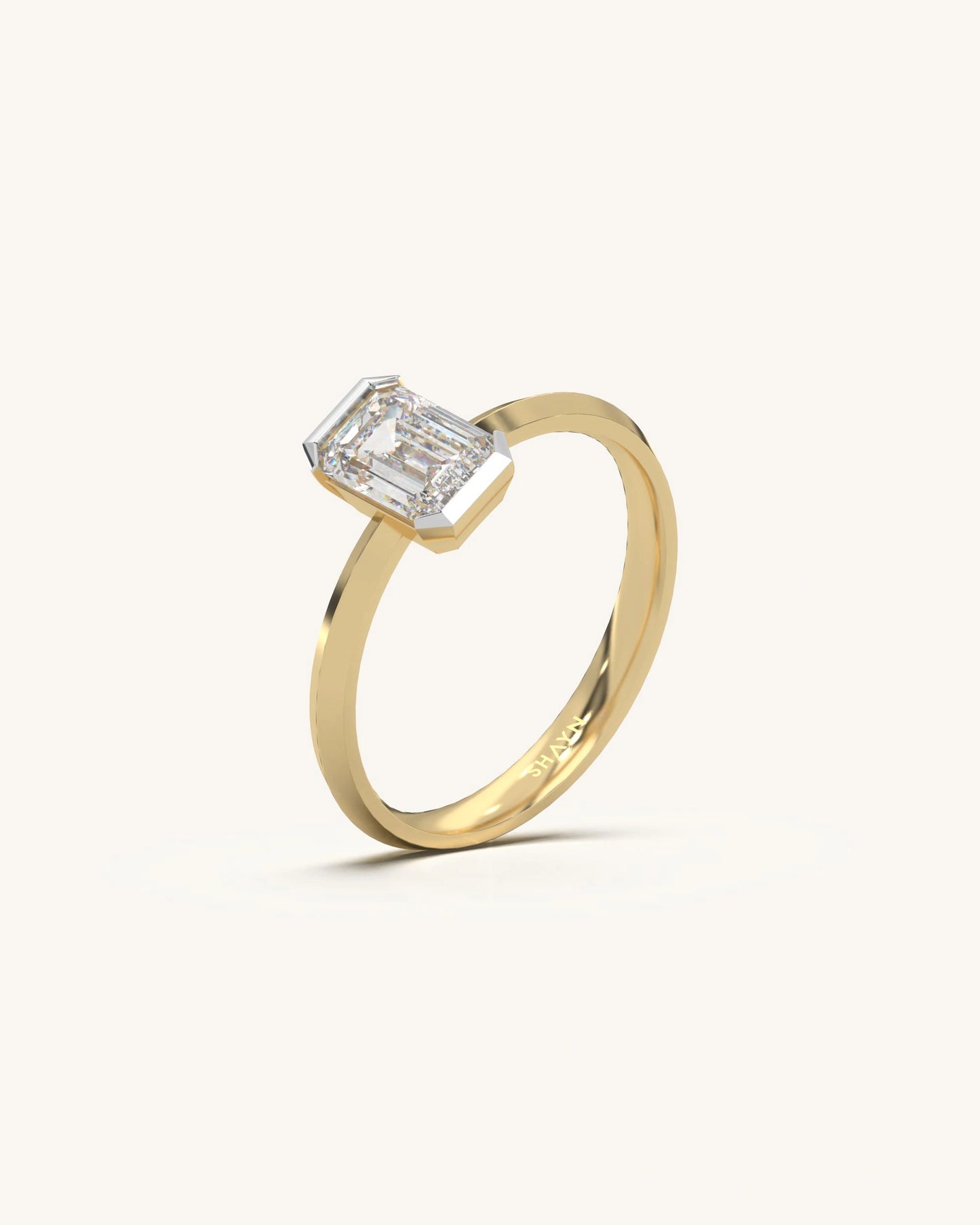 Emerald Solitaire RIng