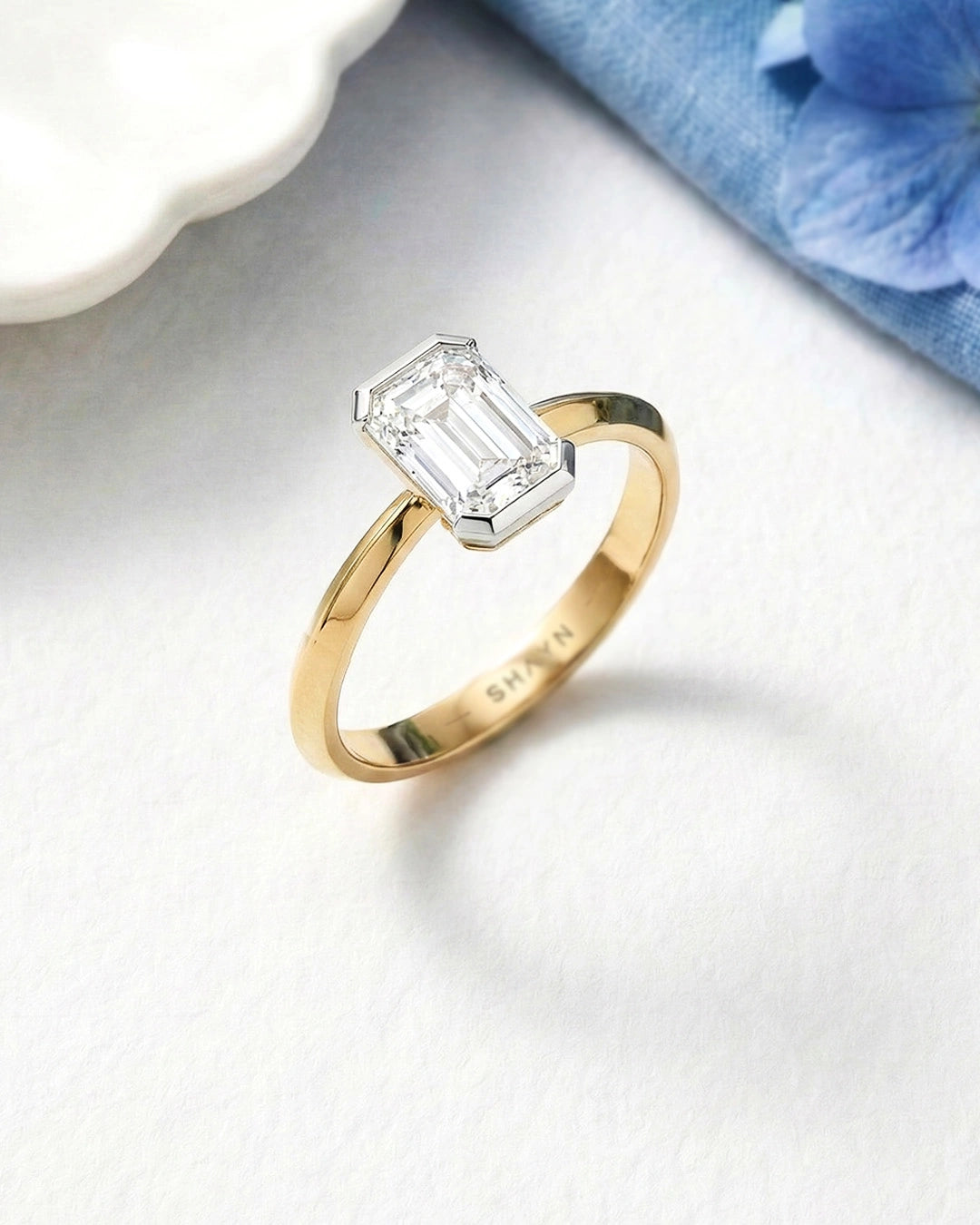 Emerald Solitaire RIng