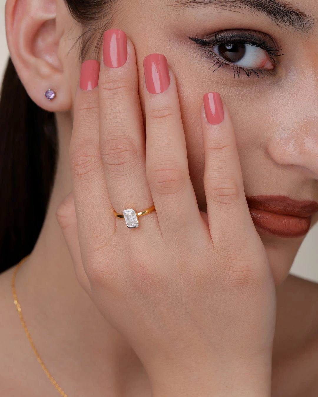 Emerald Solitaire RIng