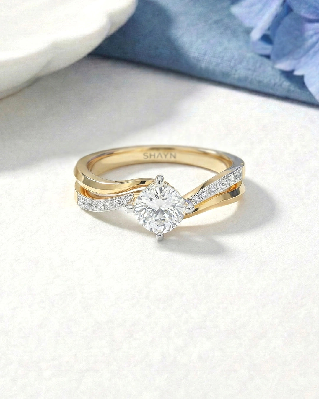 Signature Cushion Solitaire Ring