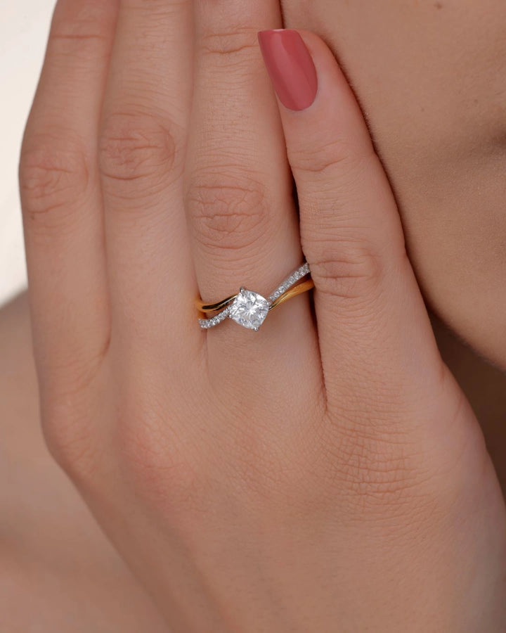 Signature Cushion Solitaire Ring