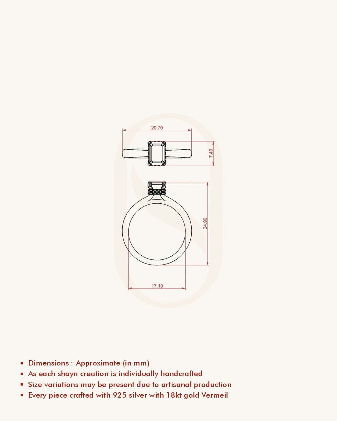 Emerald Pure Solitaire Ring
