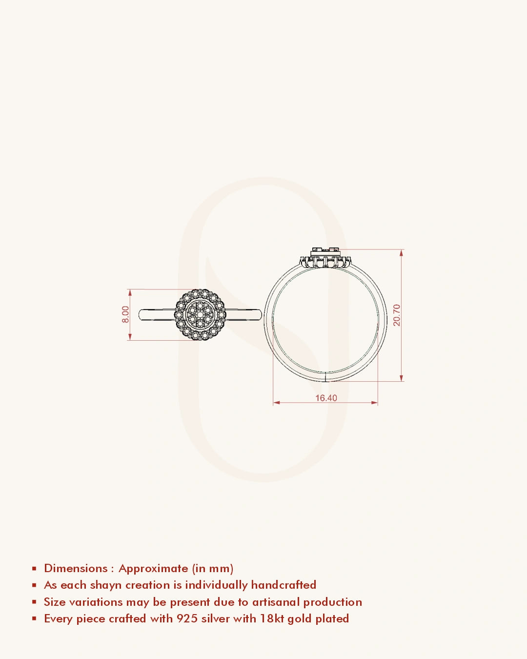 Pink Halo Diamond Ring