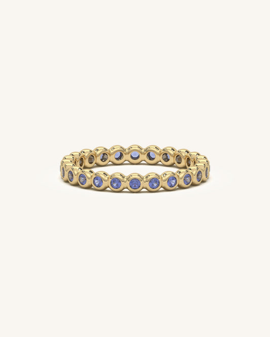 Blue Stone Band Ring