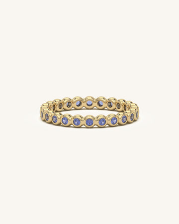 Blue Stone Band Ring