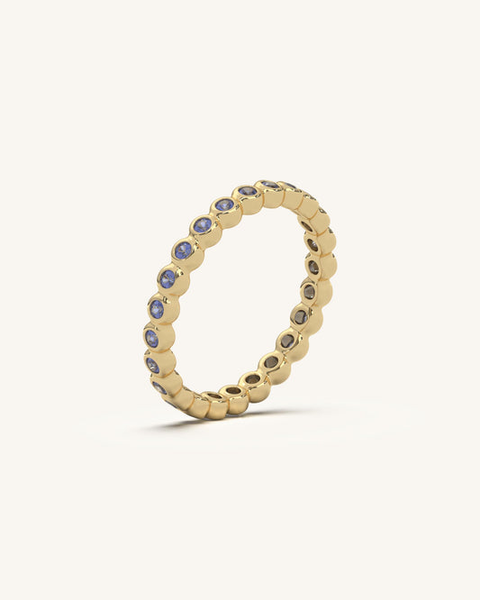 Blue Stone Band Ring