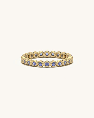 Blue Stone Band Ring