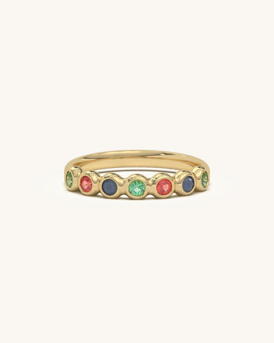 Rainbow Stone Ring