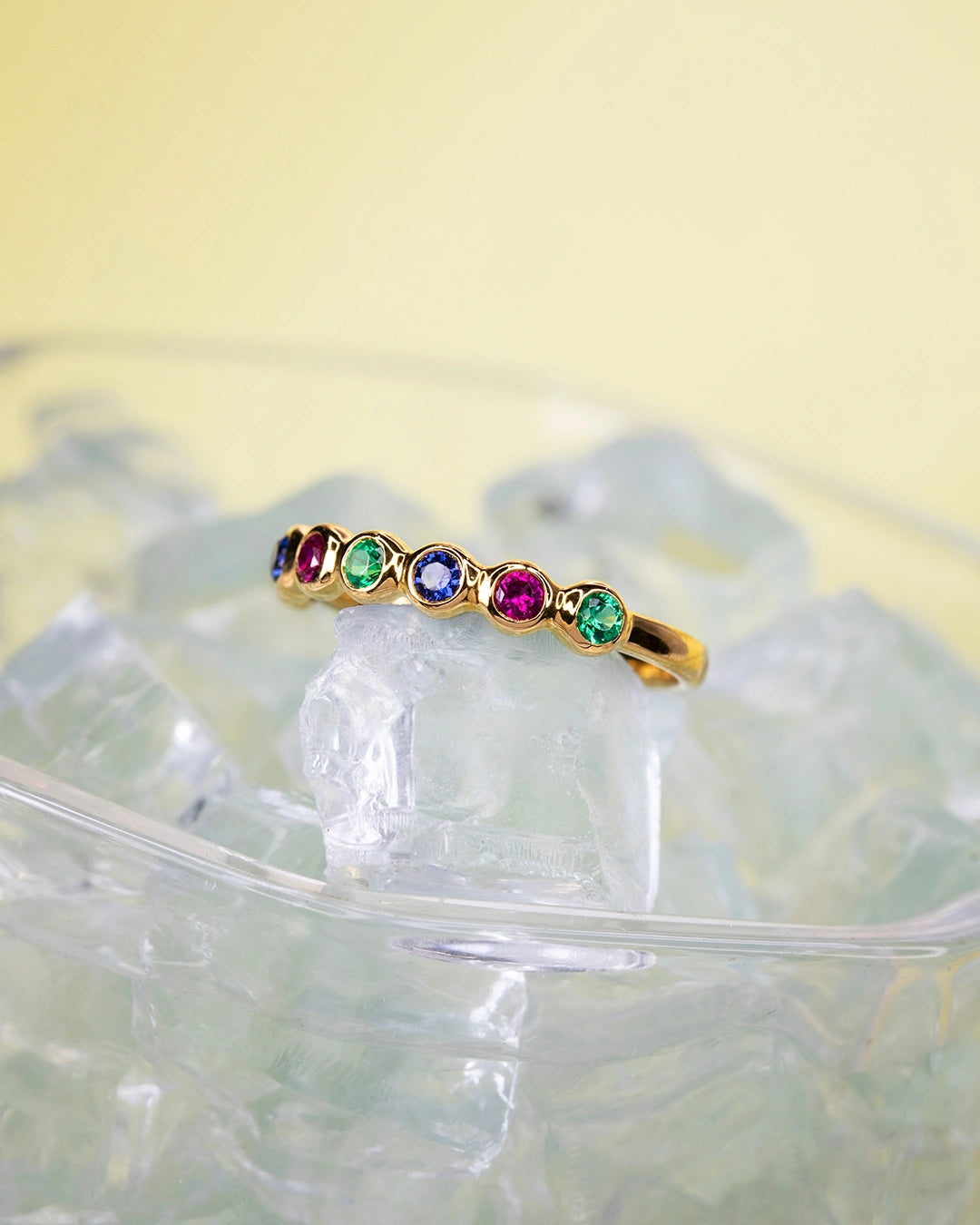 Rainbow Stone Ring