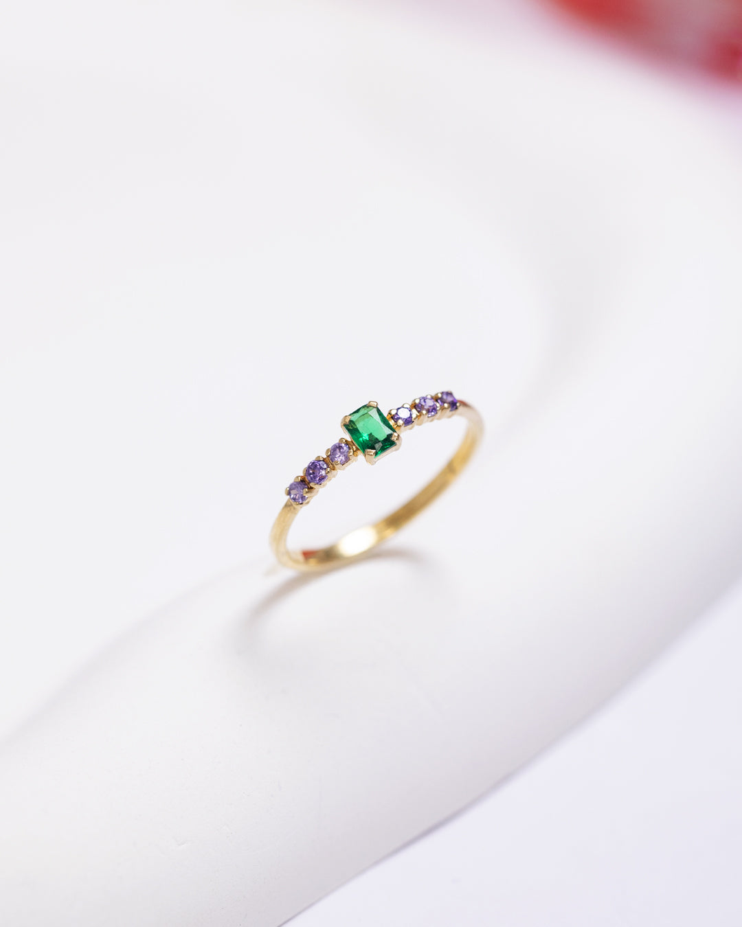 Emerald Cut Gem Ring