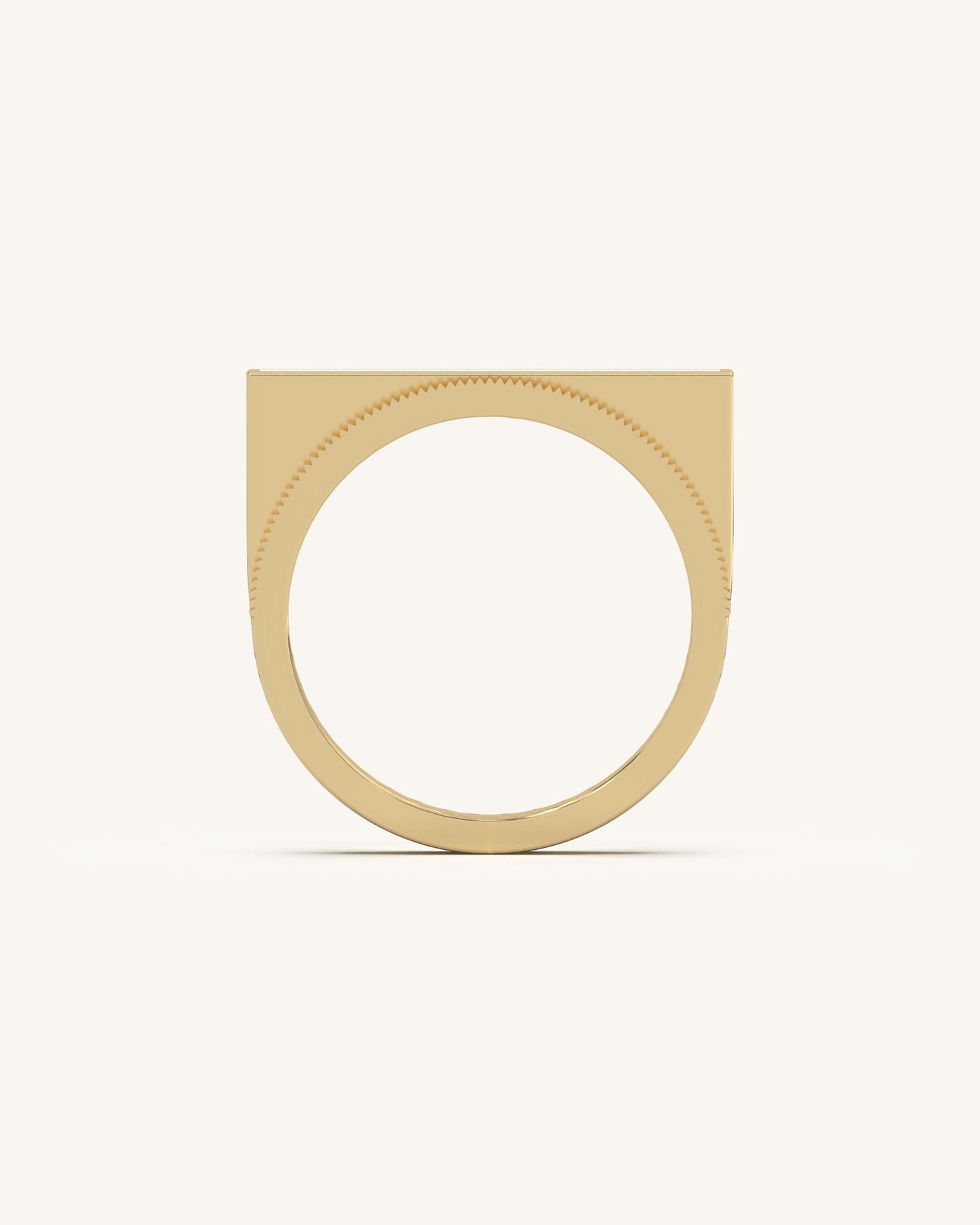 White Enamel Ring