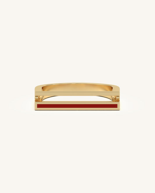 Red Accent Ring
