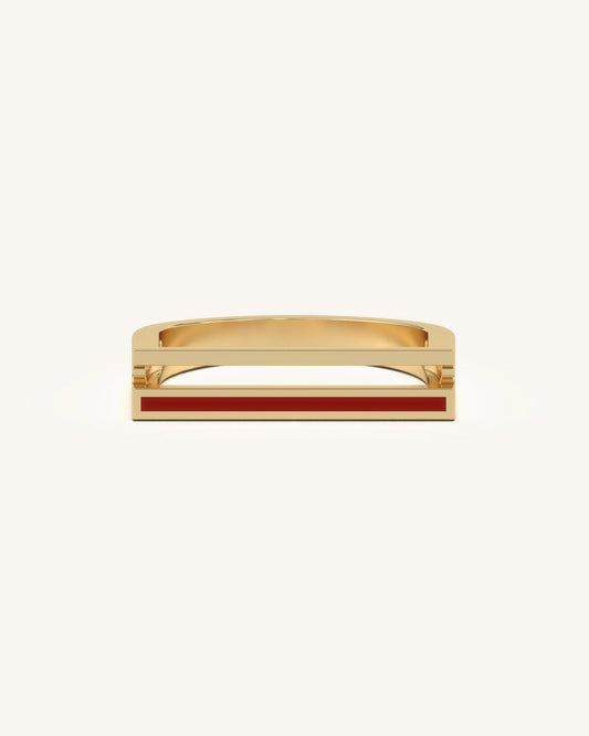 Red Accent Ring