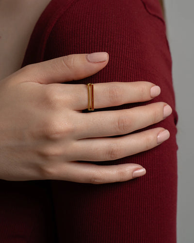 Red Accent Ring