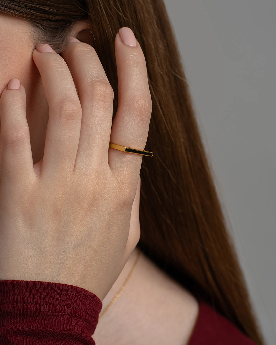 Black Bar Ring
