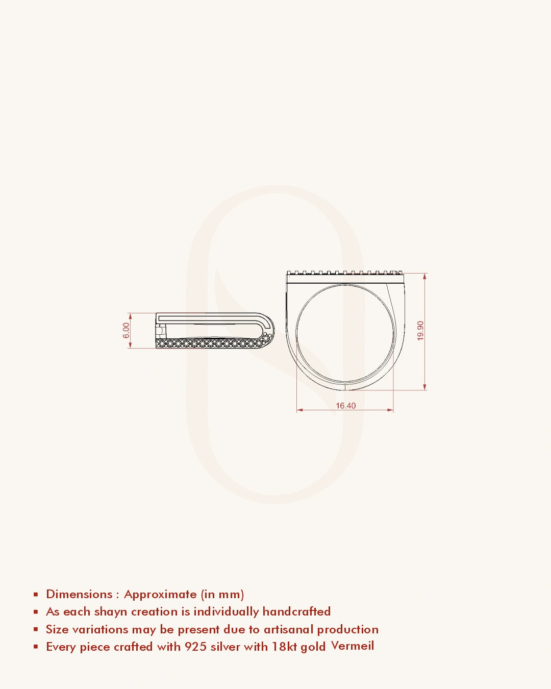 Curve Edge Diamond Ring