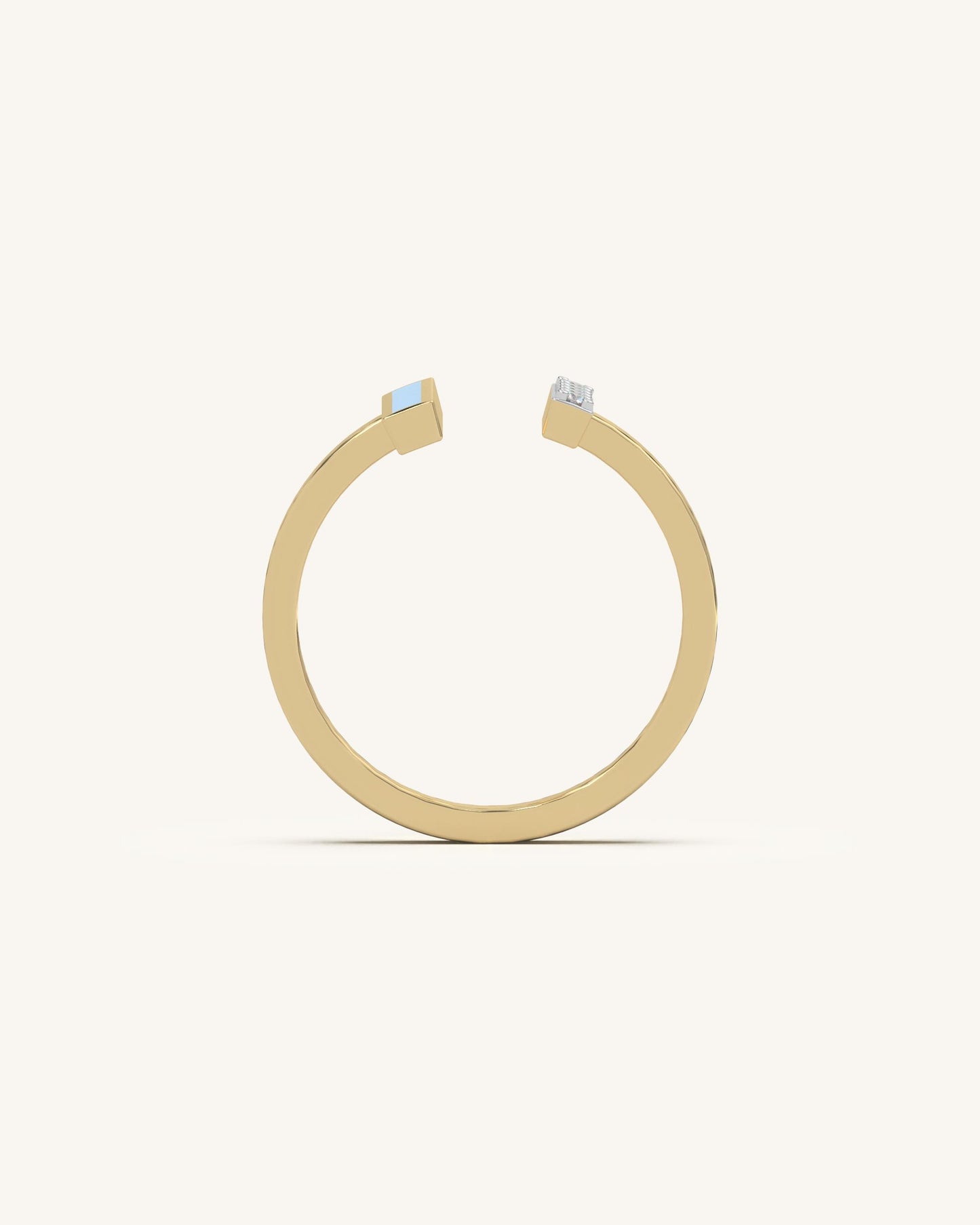 Split Duo Bar Ring