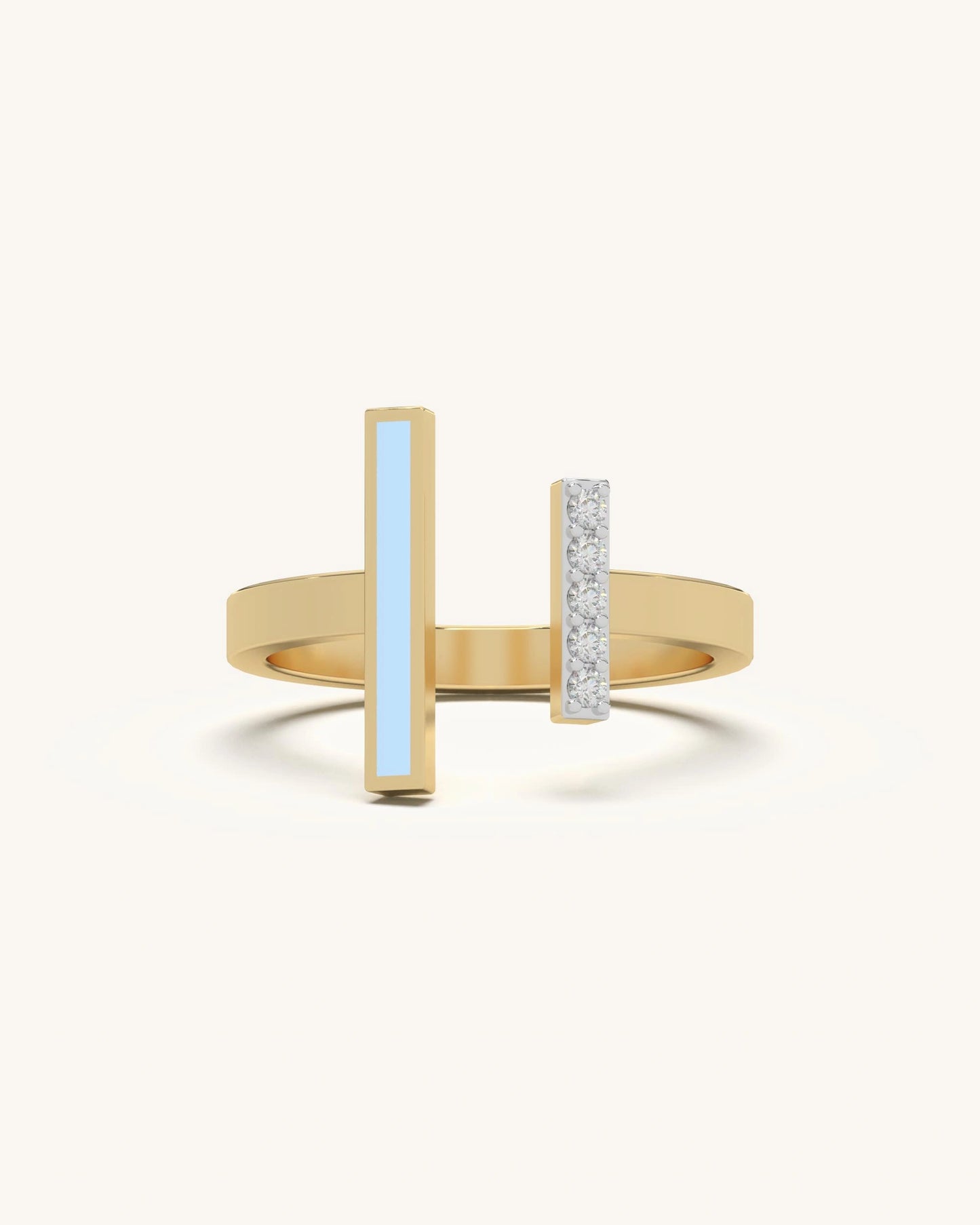 Split Duo Bar Ring