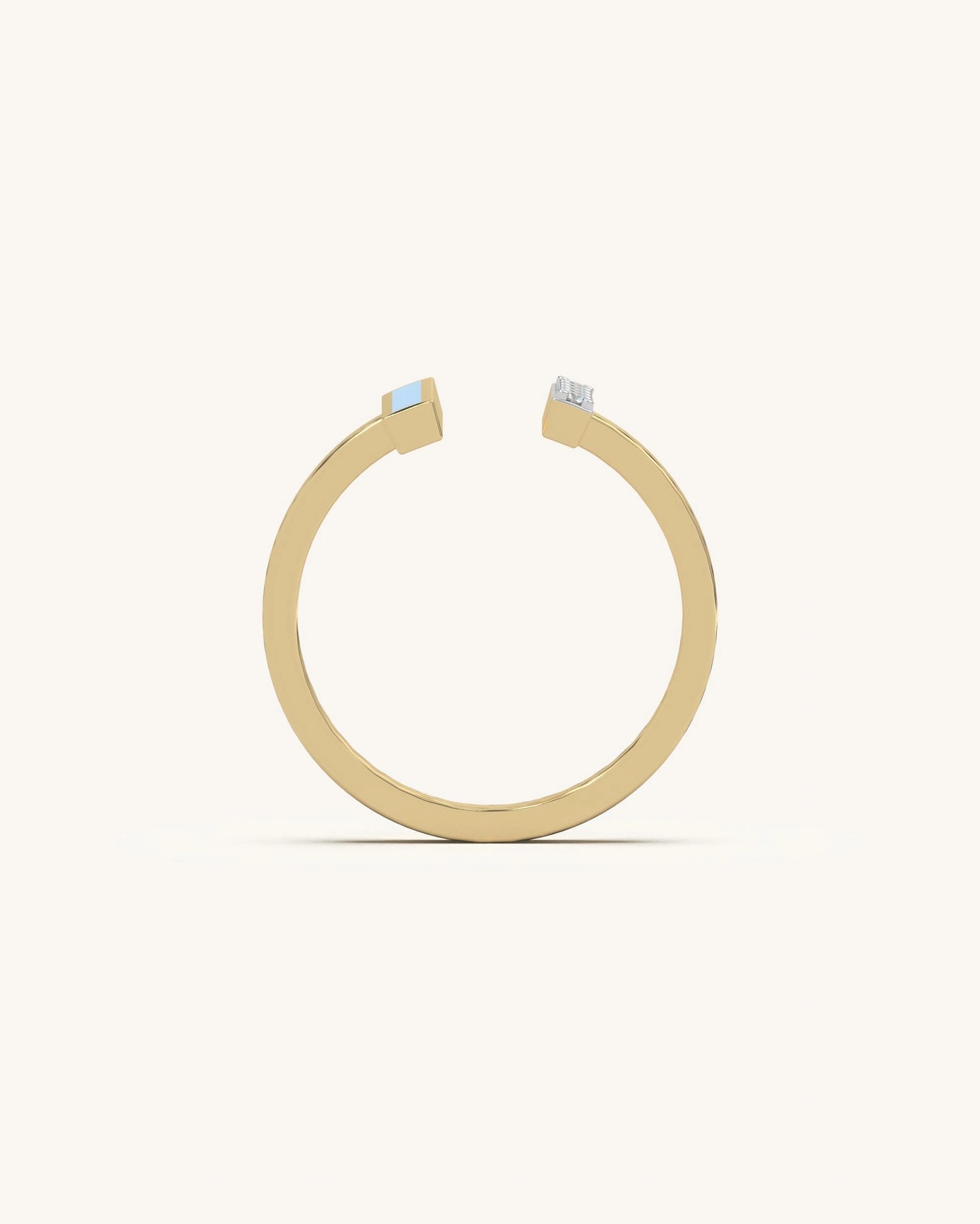 Split Duo Bar Ring